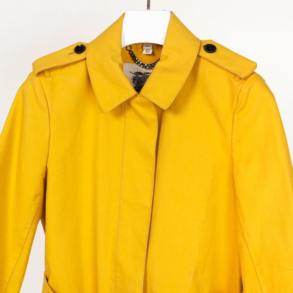 Burberry Dandelion Mid-Length Bonded Cotton Trench Coat - Picture 4 of 14
